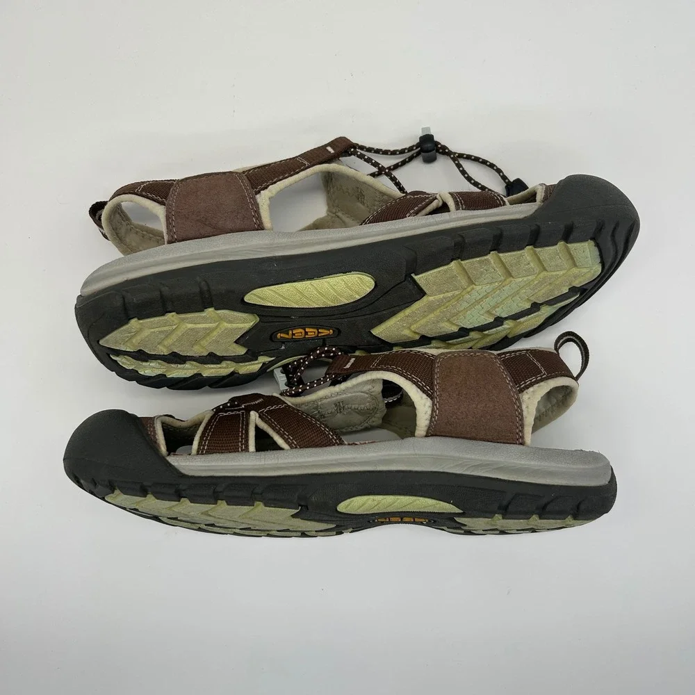 Keen Venice H2 Sandals Women 9.5 Brown Waterproof Hiking Gorpcore Sport Shoes